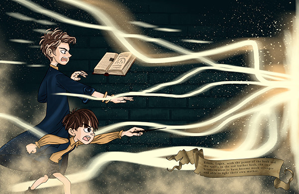 Đưa cả thế giới phù thủy vào đồ án thiết kế đồ họa ảnh 5