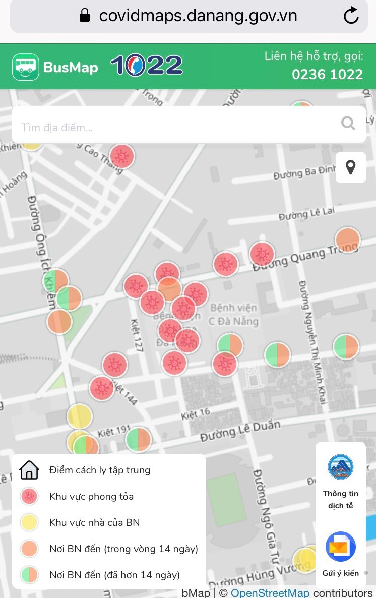 Sau BusMap, Lê Yên Thanh lại “ghi điểm” với Covidmaps ảnh 1