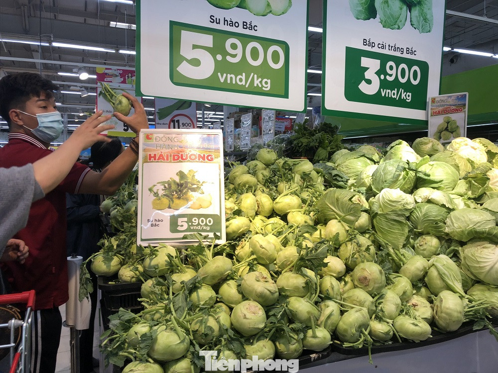 Hình ảnh các siêu thị Hà Nội ‘giải cứu’ nông sản Hải Dương ảnh 4