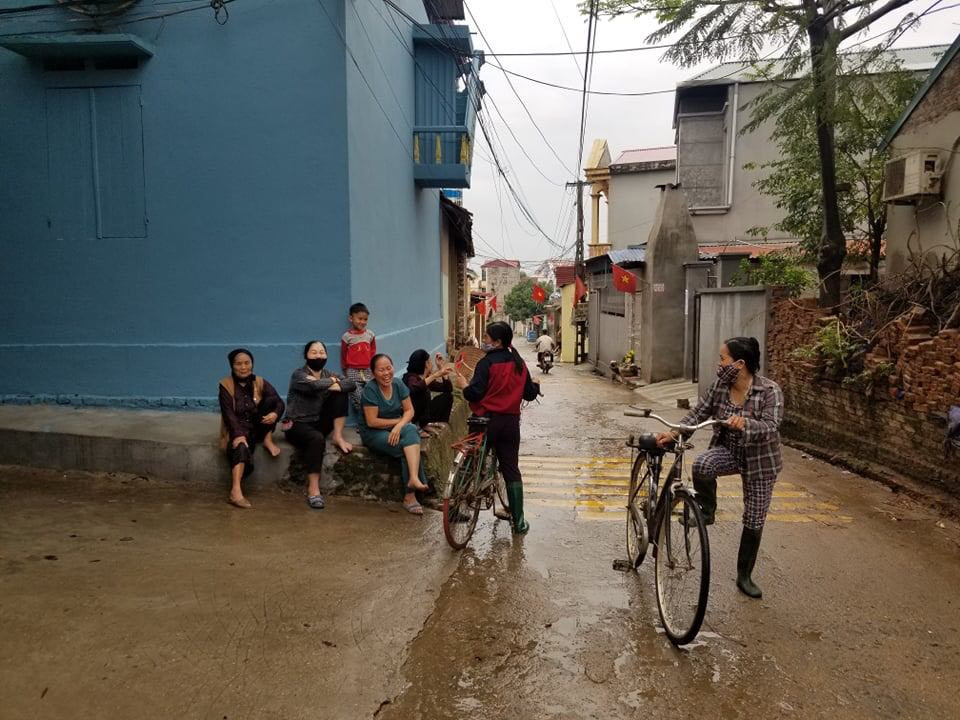 Bên trong xã Sơn Lôi trước giờ gỡ bỏ lệnh cách ly ảnh 2