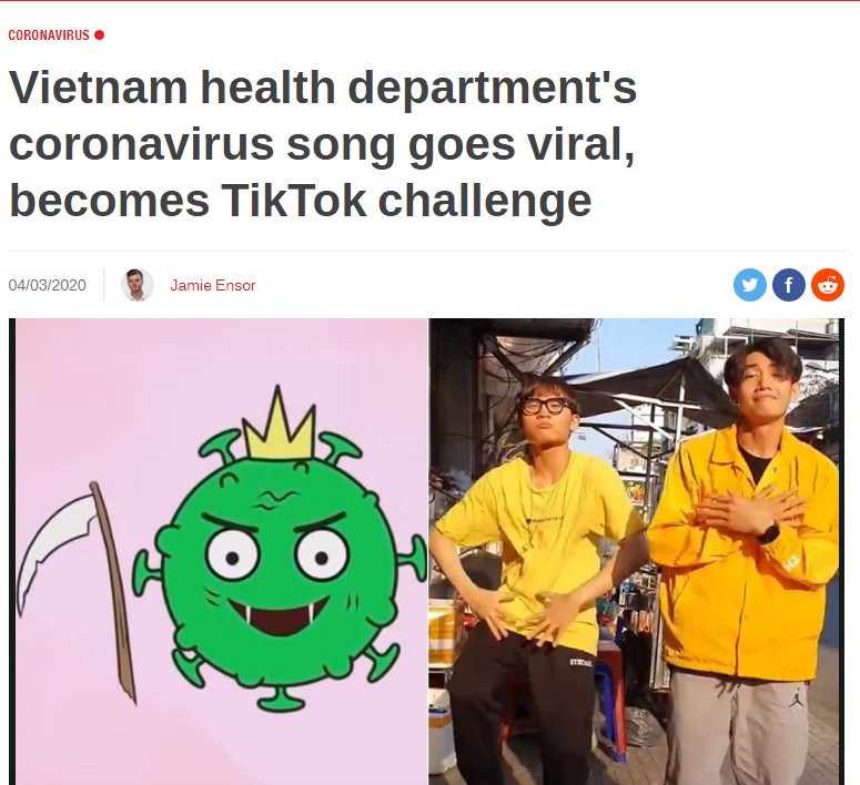 Báo chí thế giới phát 'cuồng' vì ‘Ghen Cô Vy’ và ‘Vũ điệu rửa tay’ của Việt Nam ảnh 5