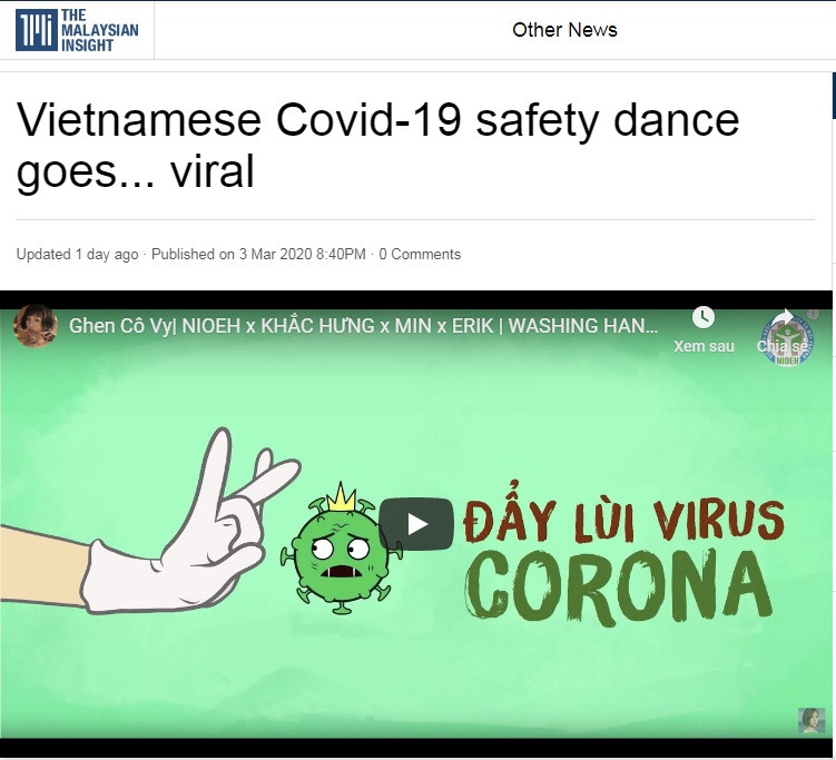 Báo chí thế giới phát 'cuồng' vì ‘Ghen Cô Vy’ và ‘Vũ điệu rửa tay’ của Việt Nam ảnh 11
