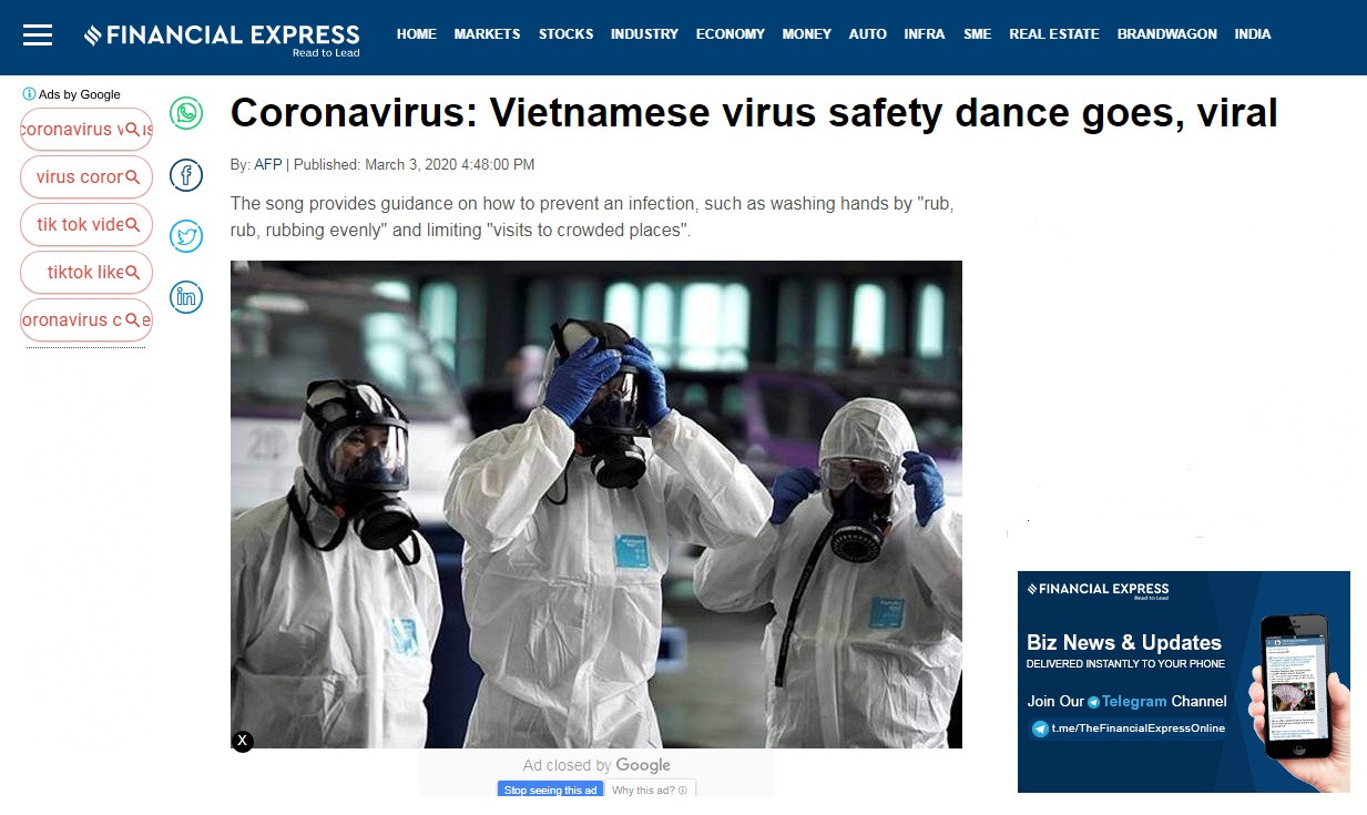 Báo chí thế giới phát 'cuồng' vì ‘Ghen Cô Vy’ và ‘Vũ điệu rửa tay’ của Việt Nam ảnh 9