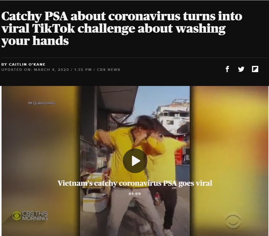Báo chí thế giới phát 'cuồng' vì ‘Ghen Cô Vy’ và ‘Vũ điệu rửa tay’ của Việt Nam ảnh 1