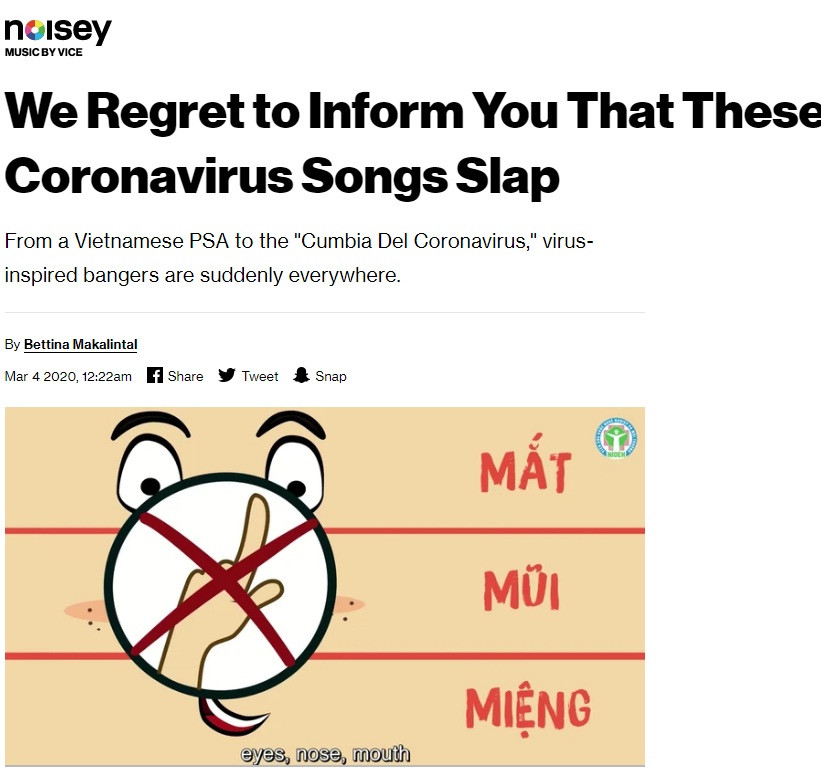 Báo chí thế giới phát 'cuồng' vì ‘Ghen Cô Vy’ và ‘Vũ điệu rửa tay’ của Việt Nam ảnh 10