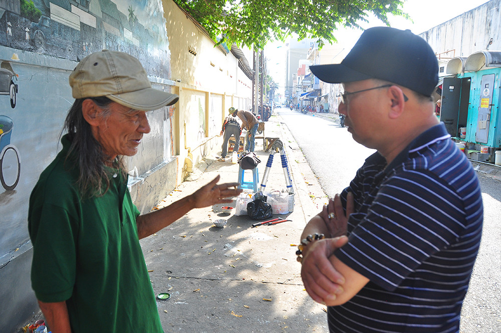 Tái hiện Cần Thơ xưa và nay trên con đường bích họa ảnh 4