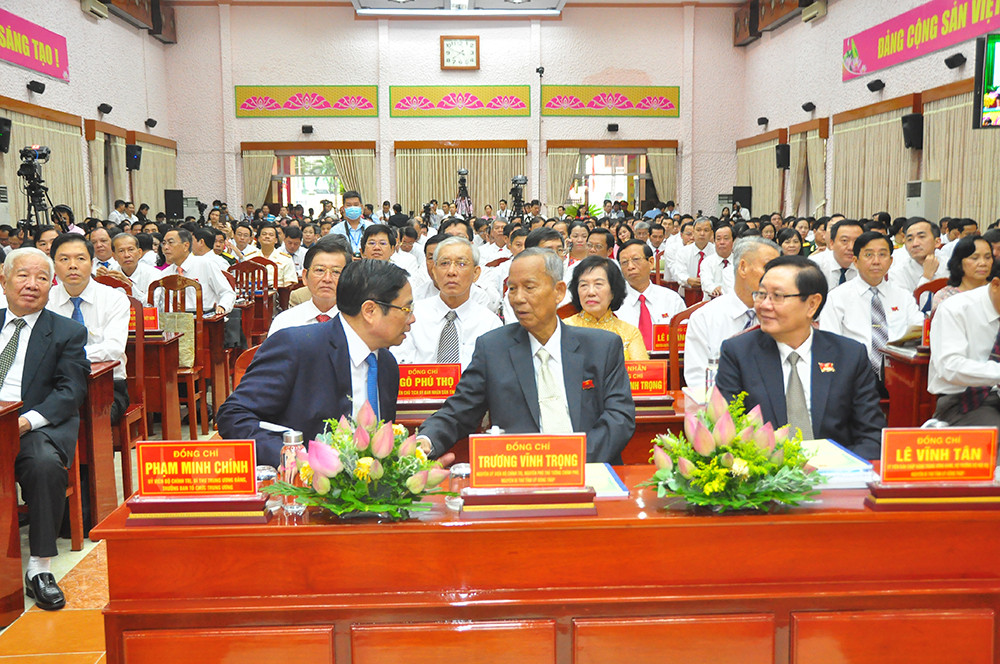 Trưởng Ban Tổ chức Trung ương chỉ đạo Đại hội Đảng bộ Đồng Tháp ảnh 1