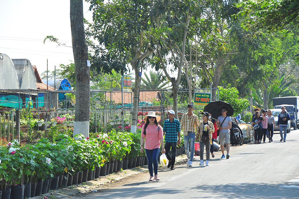 Xe kẹt cứng ở làng hoa Sa Đéc lớn nhất miền Tây ảnh 4