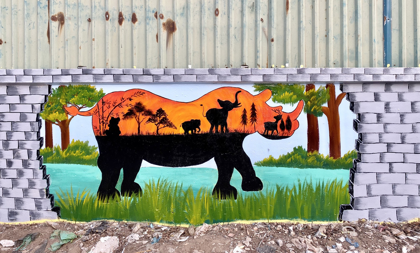 Bạn trẻ Cần Thơ biến bức tường cũ thành bích họa rực rỡ sắc màu ảnh 7