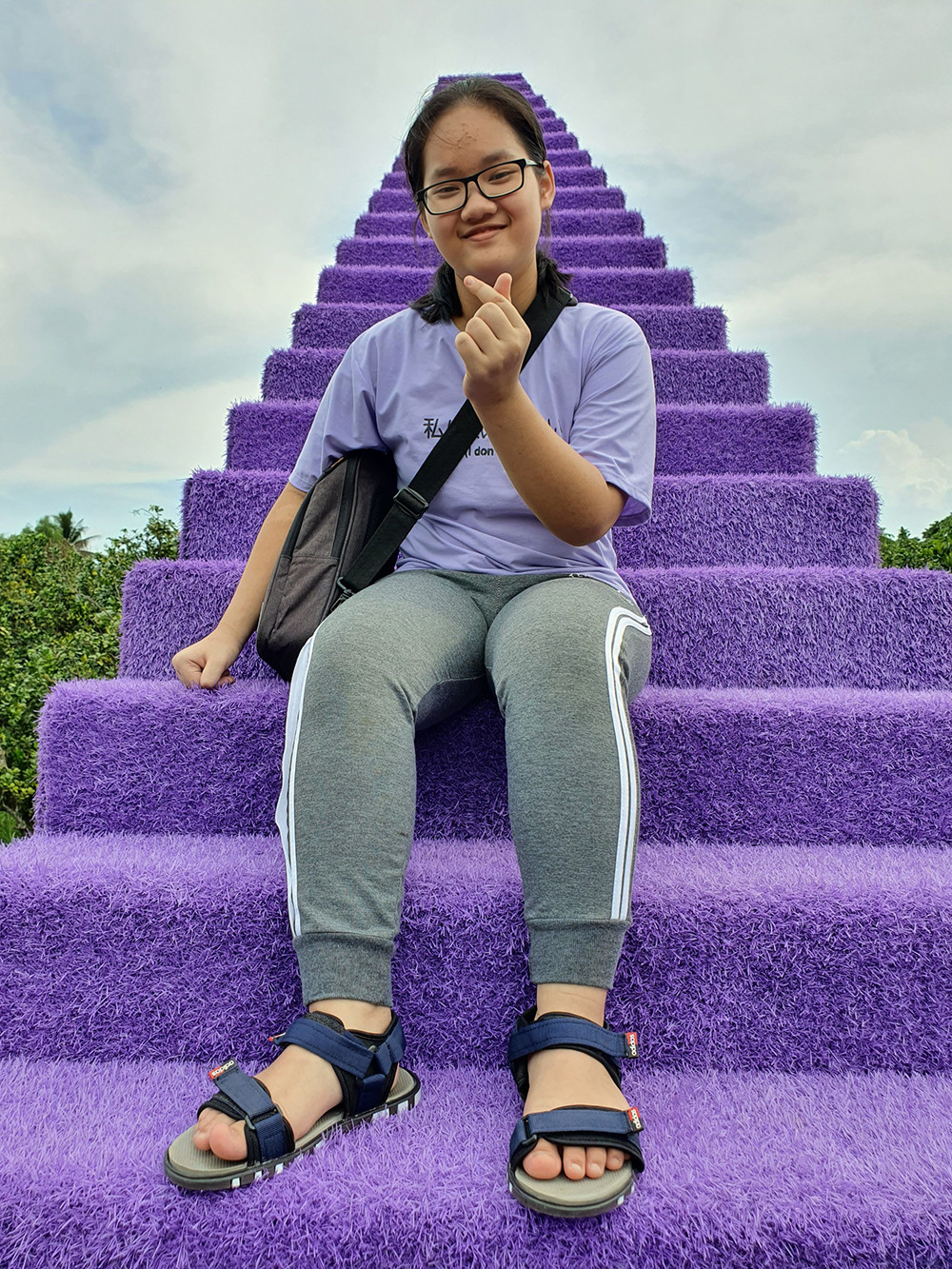 Căn nhà màu tím độc đáo ở Cần Thơ hút khách đến 'check-in' ảnh 14