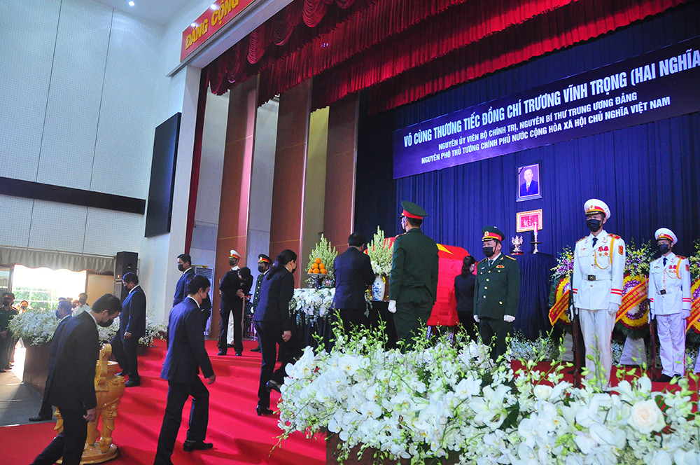 Lãnh đạo Đảng, Nhà nước viếng nguyên Phó Thủ tướng Trương Vĩnh Trọng ảnh 6