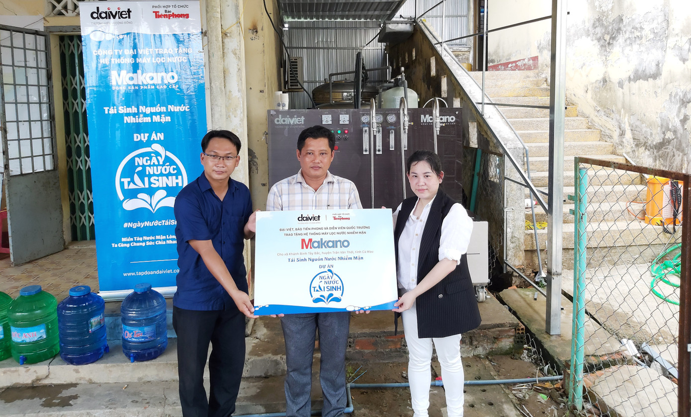 Tặng 3 hệ thống máy lọc nước nhiễm mặn Makano tại Cà Mau, Kiên Giang ảnh 7