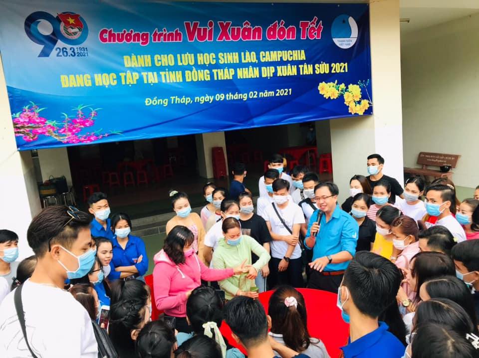 Đồng Tháp tổ chức vui xuân đón tết cho lưu học sinh Lào – Campuchia ảnh 2