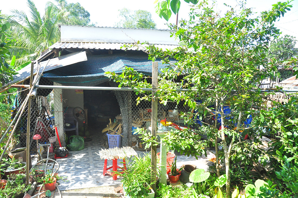 Tác phẩm nghệ thuật từ tre qua bàn tay khéo léo của chàng trai khuyết tật ảnh 14