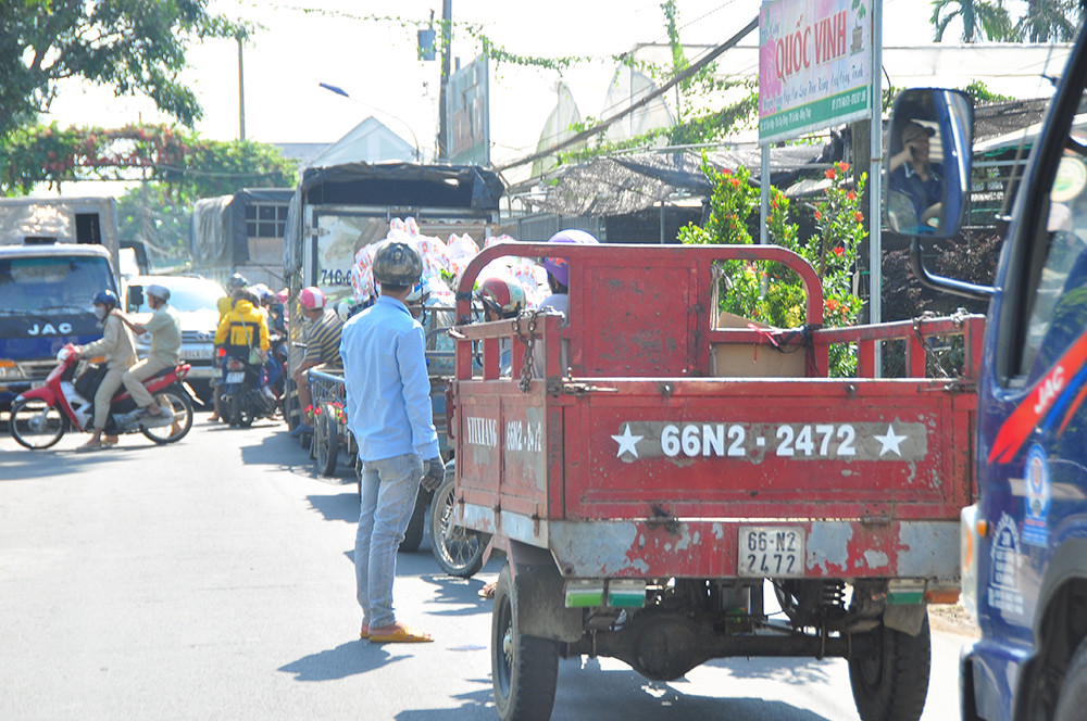 Xe kẹt cứng ở làng hoa Sa Đéc lớn nhất miền Tây ảnh 7
