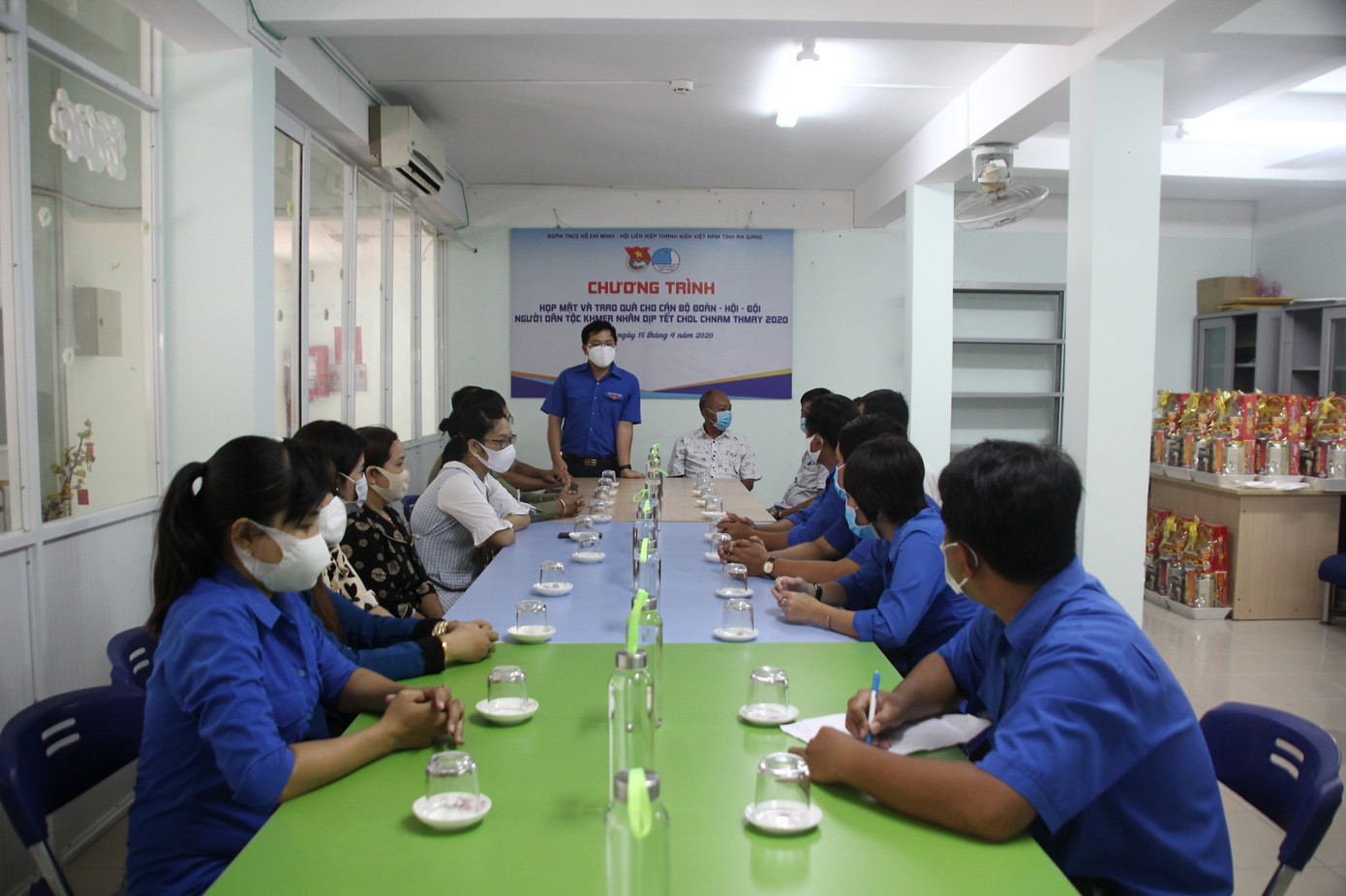 Tỉnh đoàn An Giang chúc Tết Chôl Chnăm Thmây cán bộ đoàn dân tộc Khmer ảnh 2