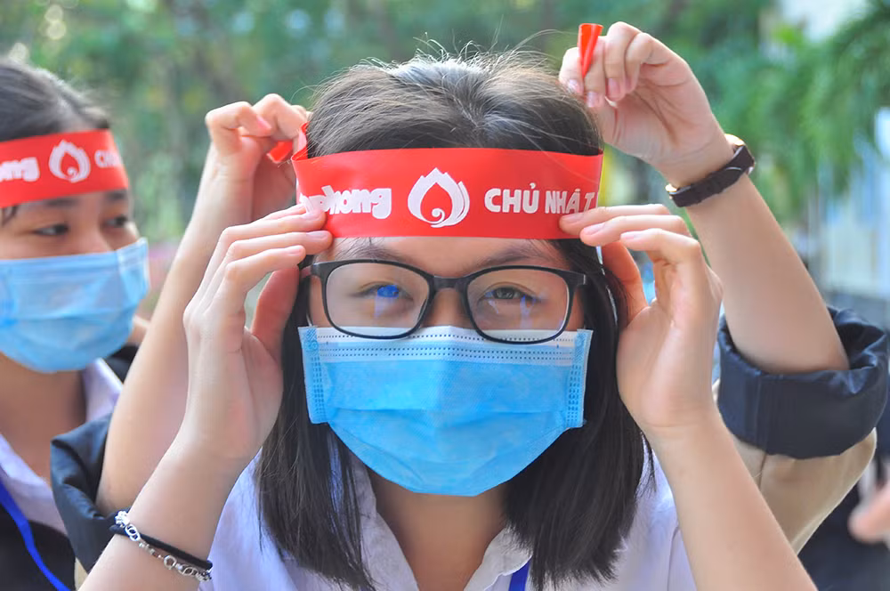 Tưng bừng Chủ nhật Đỏ tại trường đại học Trà Vinh ảnh 3