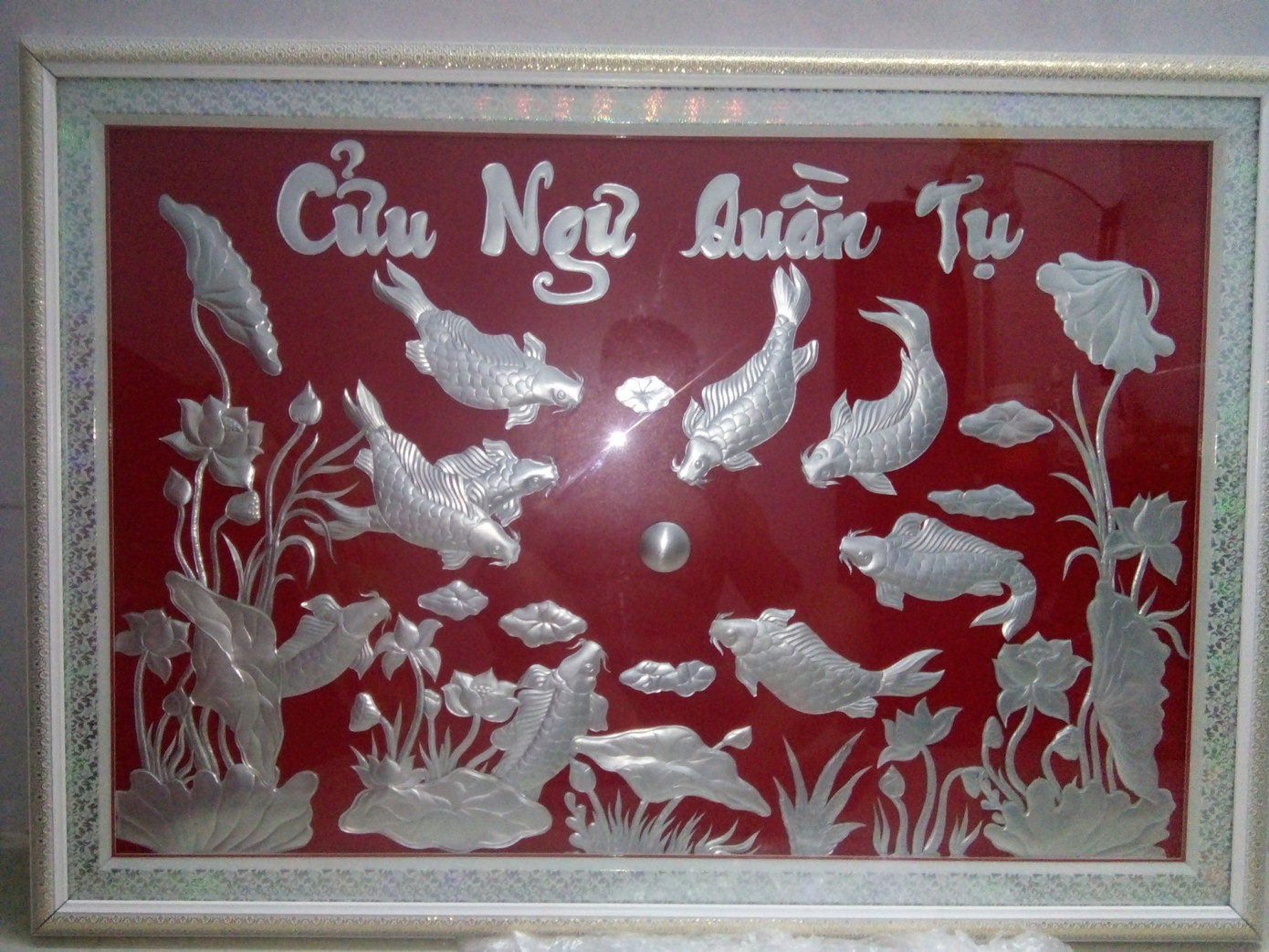 Độc đáo tranh làm từ đồ tái chế của phó Bí thư xã đoàn ảnh 7