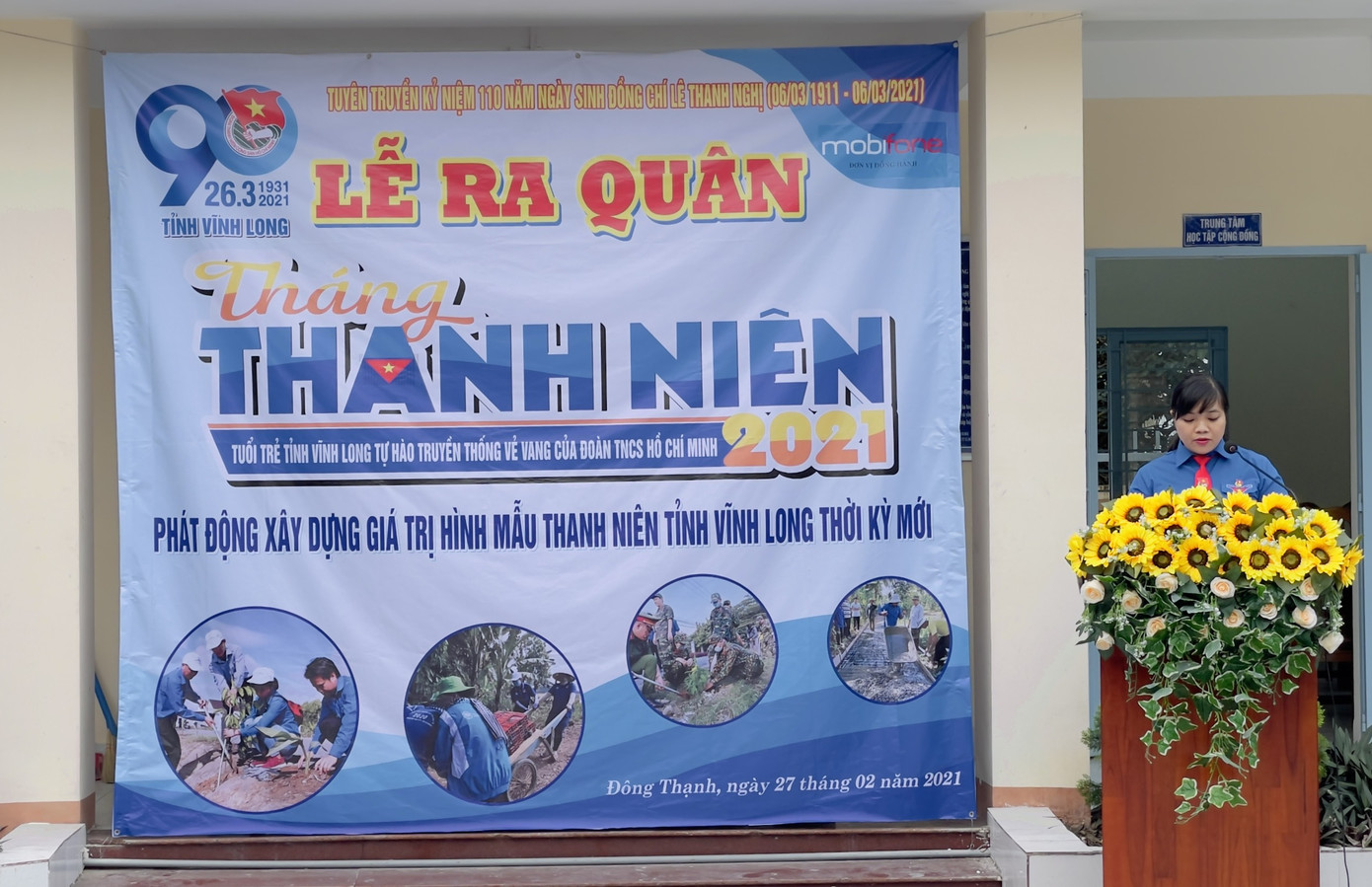 Vĩnh Long sôi nổi ra quân Tháng Thanh niên 2021 ​ ảnh 2