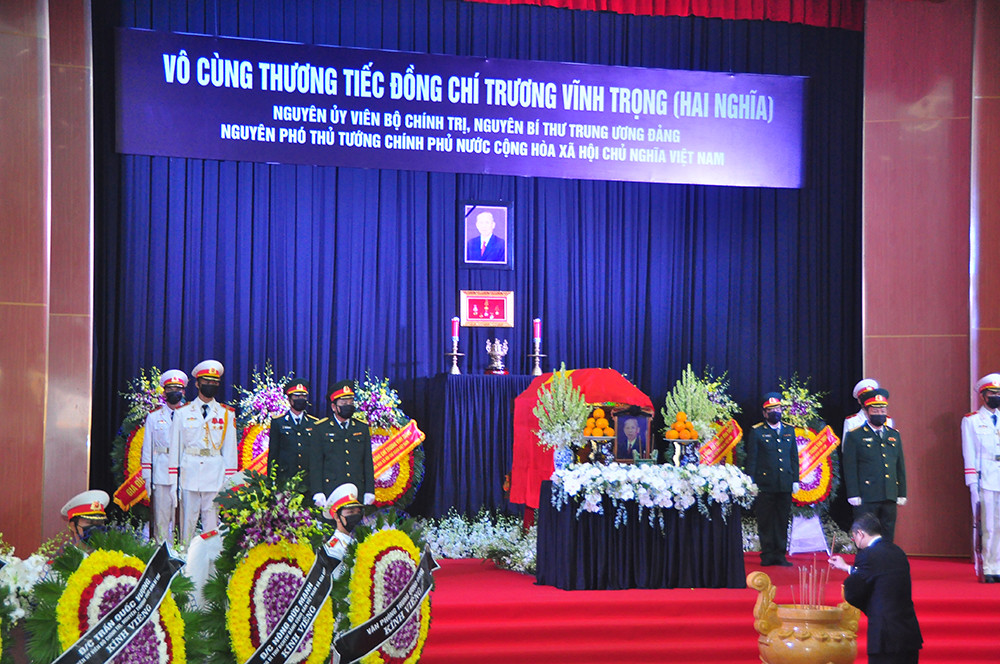 Xúc động dòng sổ tang tiễn biệt nguyên Phó Thủ tướng Trương Vĩnh Trọng ảnh 5