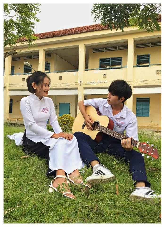 Hình ảnh dễ thương 'nét đẹp học trò' nhớ về một thời áo trắng ảnh 4