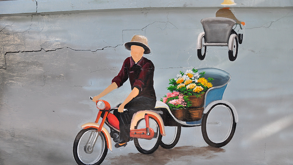 Tái hiện Cần Thơ xưa và nay trên con đường bích họa ảnh 3