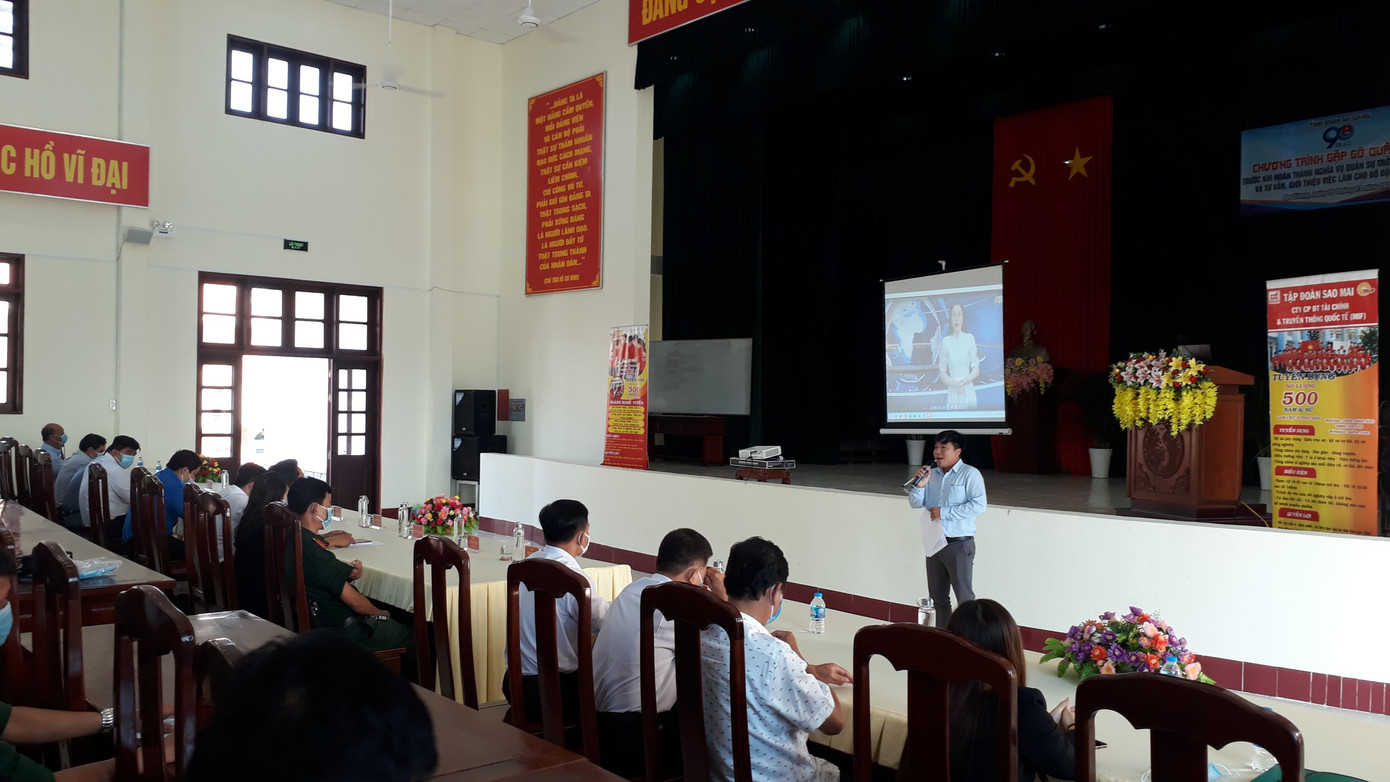 An Giang tư vấn, giới thiệu việc làm cho bộ đội xuất ngũ ảnh 2