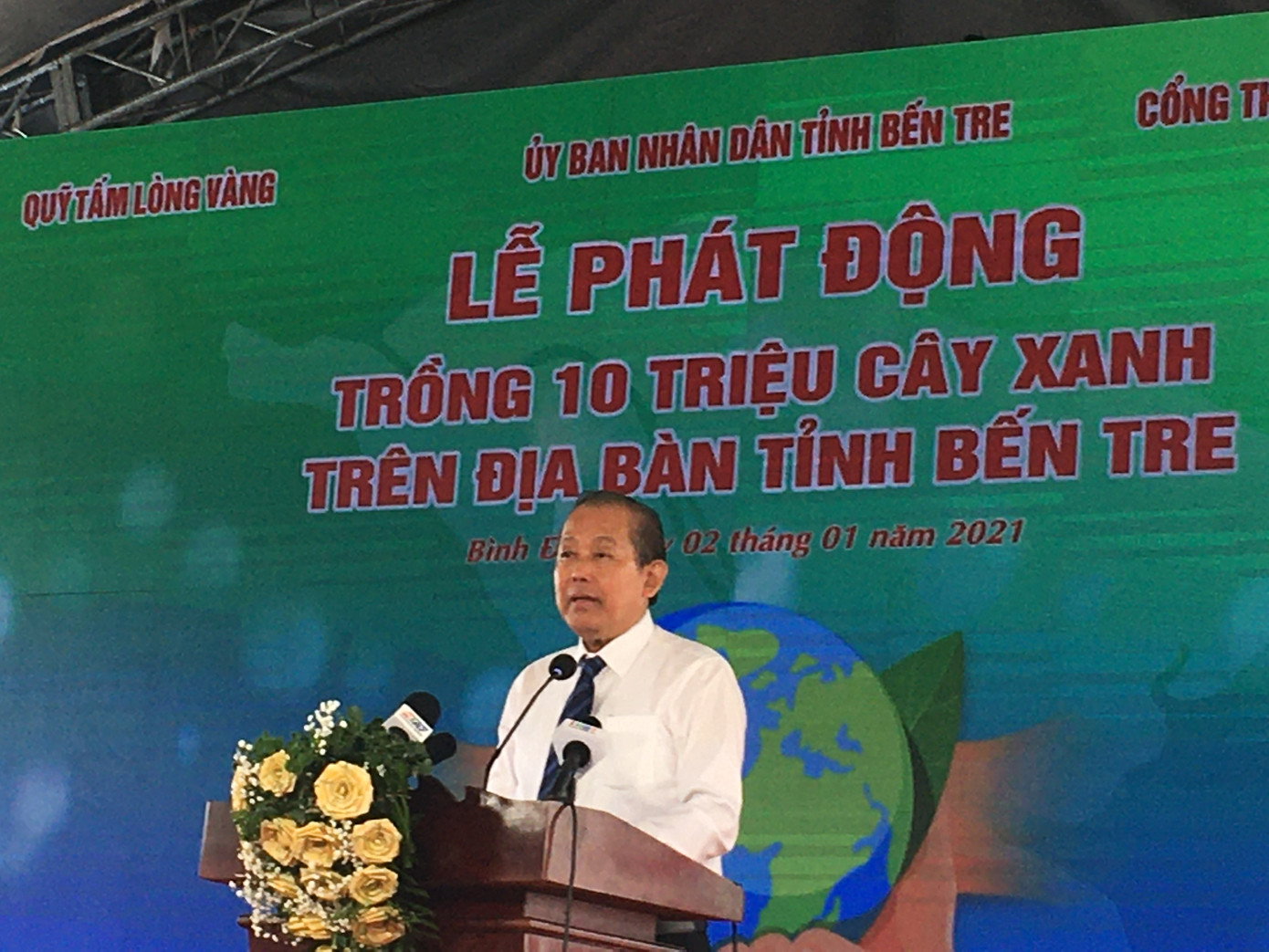 Bến Tre phát động chương trình trồng 10 triệu cây xanh ảnh 2