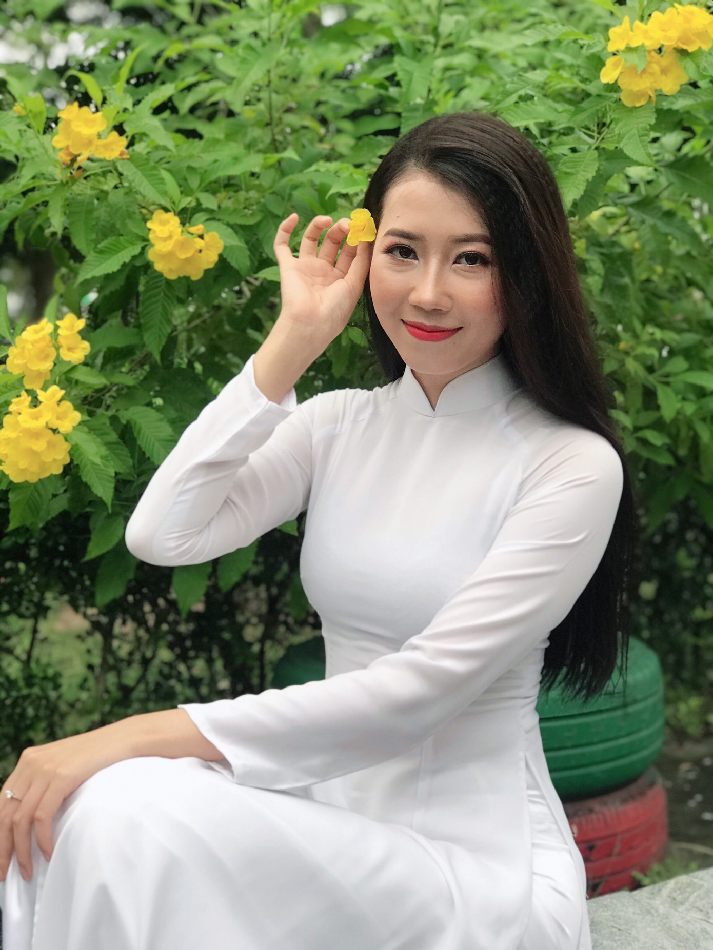 Vẻ đẹp dịu dàng của nữ sinh đất Sen Hồng ảnh 3