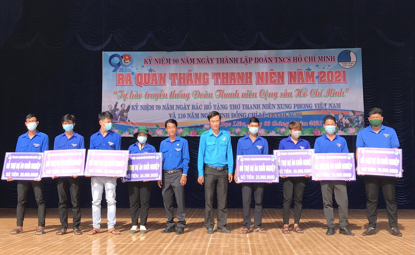 Bạc Liêu tưng bừng ra quân Tháng Thanh niên 2021 ảnh 2