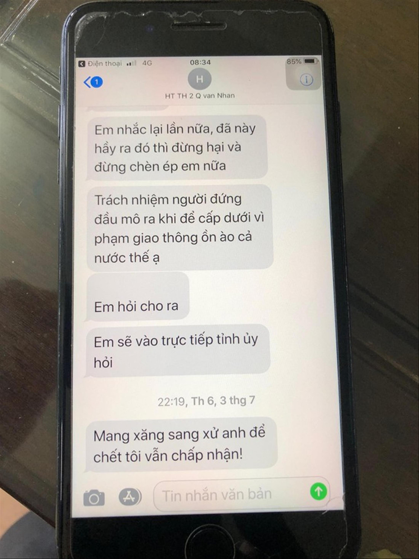 Kỷ luật hiệu trưởng 'dọa thiêu' lãnh đạo ngành ảnh 1