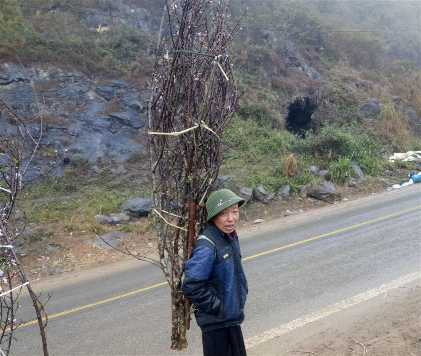 Nông dân ở Bắc Yên, Sơn La đưa đào ra chợ bán 'Đào rừng' khó về xuôi: Dân buôn bỏ cuộc, người trồng lo ảnh 1