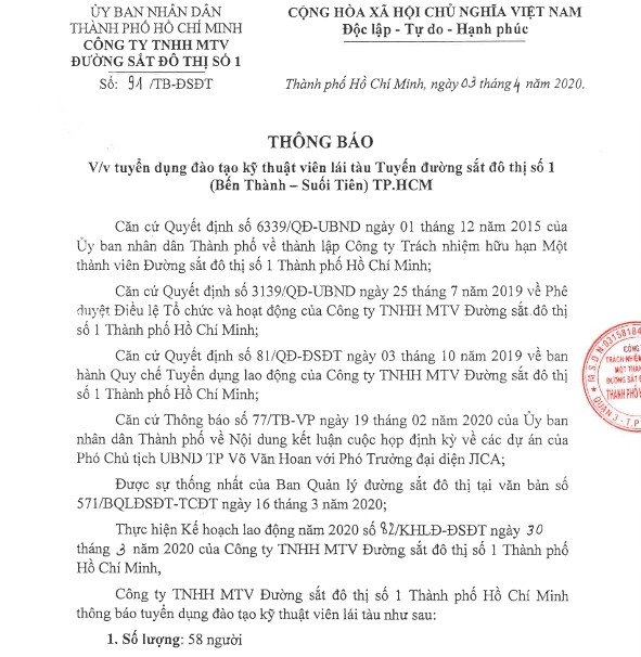 Nhà thầu Nhật đột ngột dừng đào tạo lái tàu metro tuyến Bến Thành - Suối Tiên ảnh 2