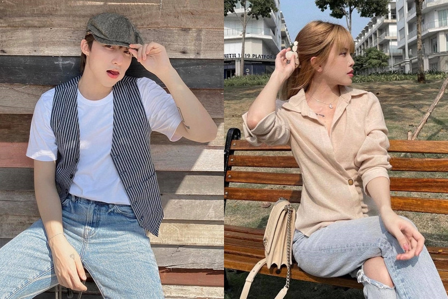 Sau tin đồn chia tay, Thiều Bảo Trâm vẫn giữ cách phối đồ và chỉnh ảnh giống Sơn Tùng ảnh 3