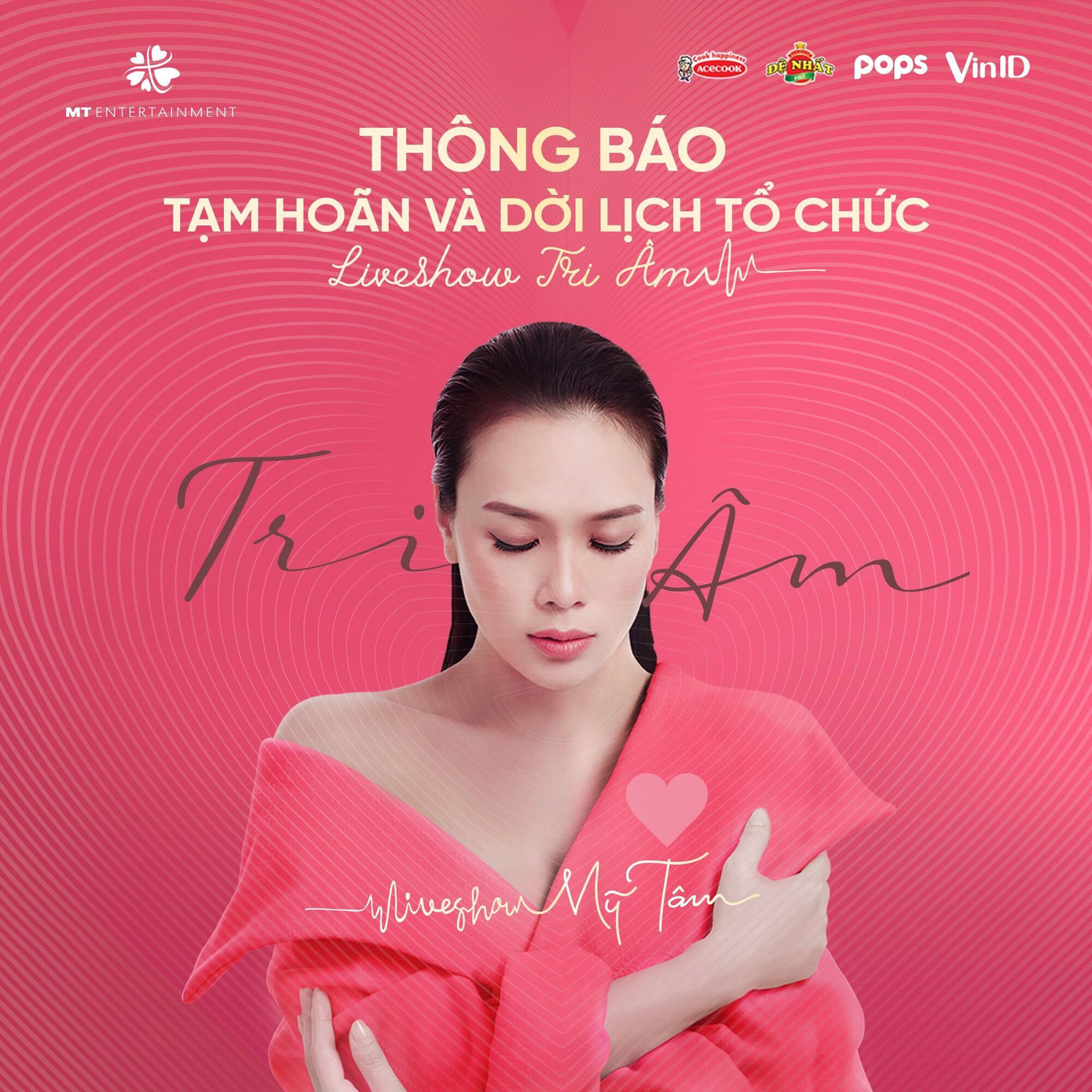 Mỹ Tâm thông báo tạm hoãn, chưa xác định được ngày tổ chức liveshow “Tri Âm“ ảnh 2