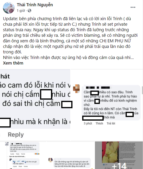 Sao Việt thở dài ngán ngẩm khi netizen bình luận “đổ dầu vào lửa” chuyện của Thái Trinh ảnh 1