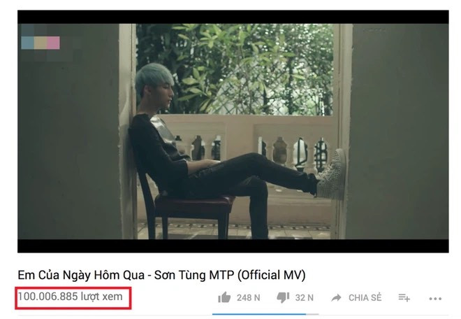MV trước đó đã đạt mốc hơn 100 triệu view. “Em Của Ngày Hôm Qua” - “hit quốc dân” của Sơn Tùng M-TP mất tích khỏi YouTube ảnh 3