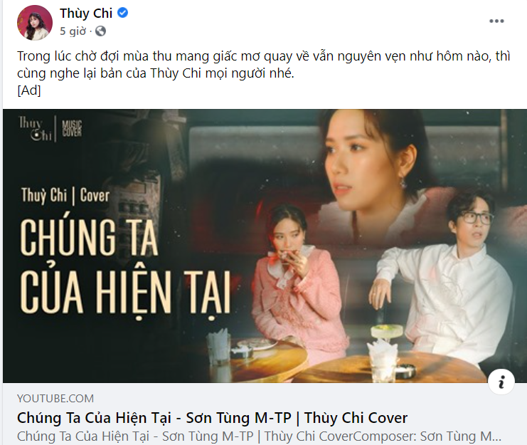 Fanpage Thùy Chi gây tranh cãi khi PR clip cover bản hit của Sơn Tùng giữa lùm xùm bản quyền ảnh 1