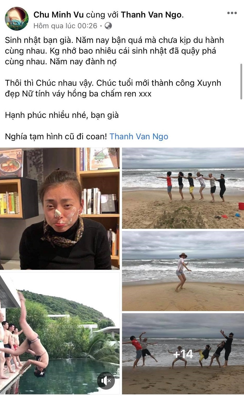 Sao Việt chúc mừng sinh nhật Ngô Thanh Vân, nhắc khéo đến bạn trai tin đồn: V-Biz sắp có đám cưới? ảnh 7