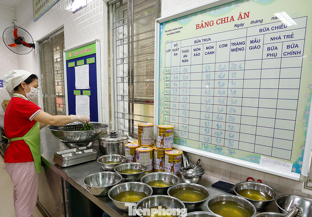  Bữa ăn bán trú đầu tiên của học sinh sau thời gian dài nghỉ học có gì đặc biệt? ảnh 12