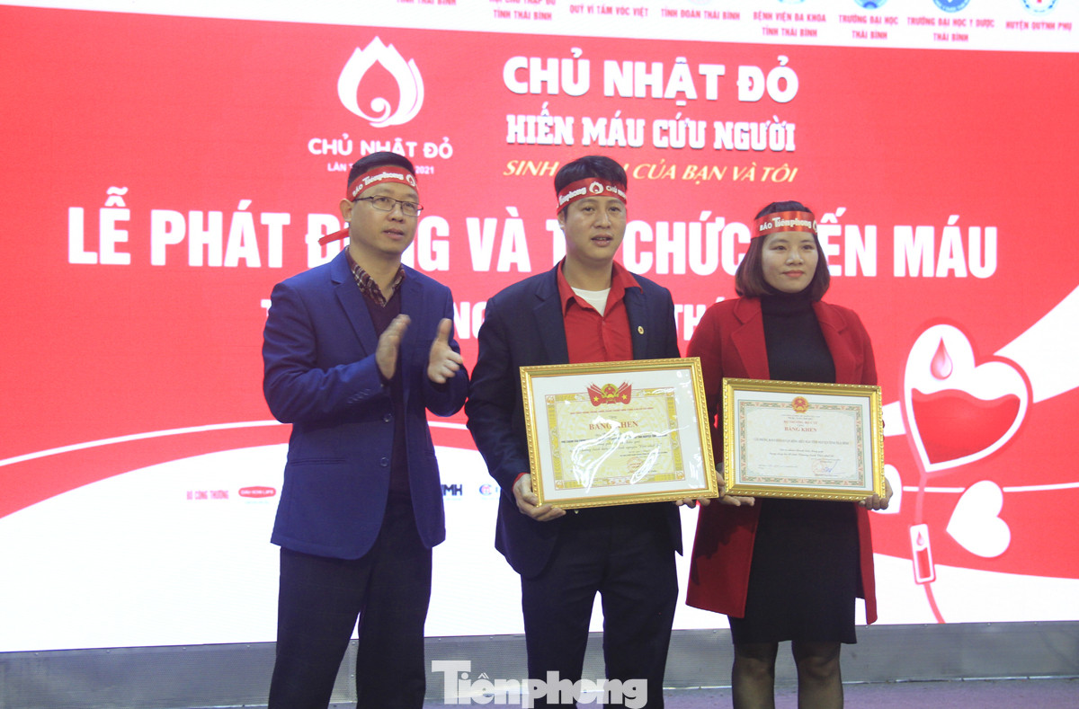 Khởi động chuỗi hiến máu Chủ nhật Đỏ ở Thái Bình ảnh 5