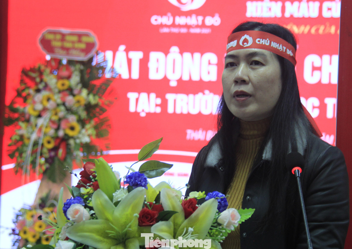 Khởi động chuỗi hiến máu Chủ nhật Đỏ ở Thái Bình ảnh 6