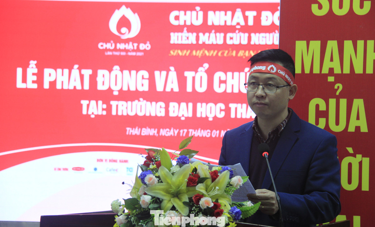 Khởi động chuỗi hiến máu Chủ nhật Đỏ ở Thái Bình ảnh 4