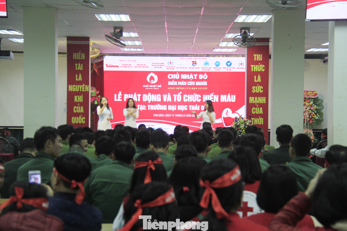 Khởi động chuỗi hiến máu Chủ nhật Đỏ ở Thái Bình ảnh 1
