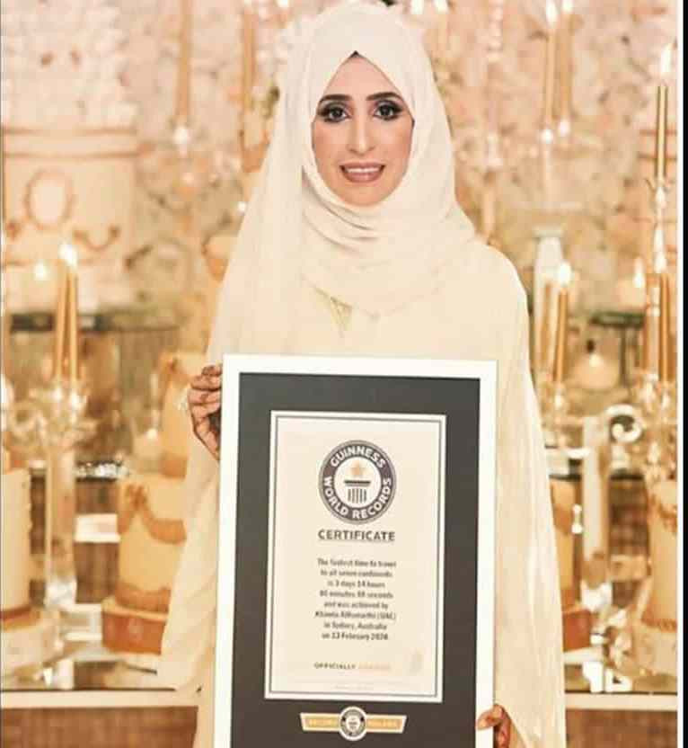 Nữ bác sĩ lập kỷ lục Guinness khi du lịch vòng quanh thế giới chỉ trong 3 ngày ảnh 1