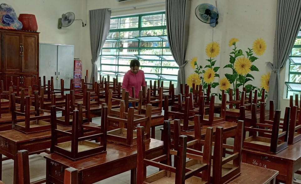 Hà Nội, Đà Nẵng: Vệ sinh, khử khuẩn trường học sẵn sàng đón học sinh trở lại trường ảnh 19