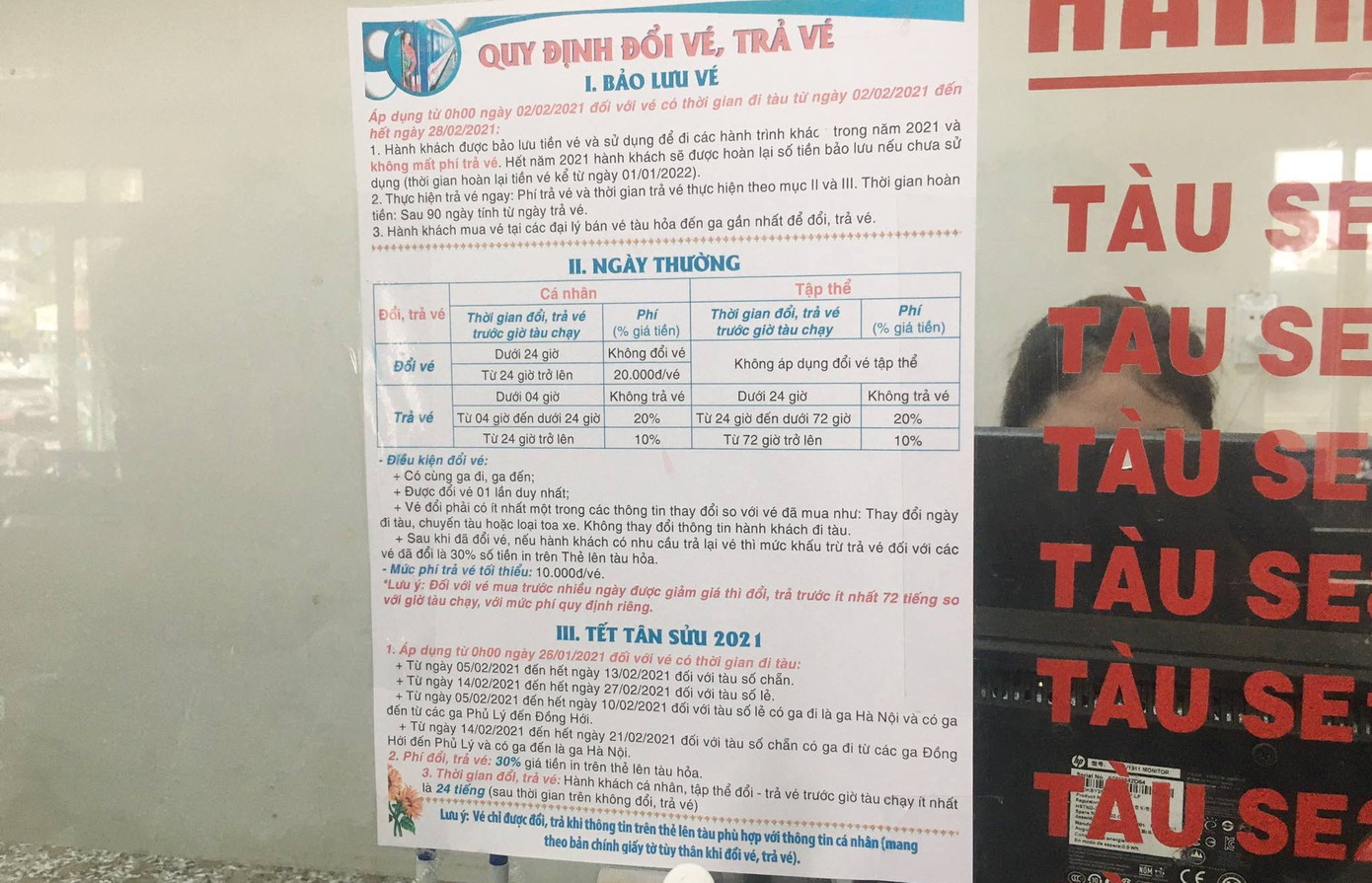 Lo dịch COVID-19, khách liên tục đổi trả vé về quê ăn Tết ảnh 2