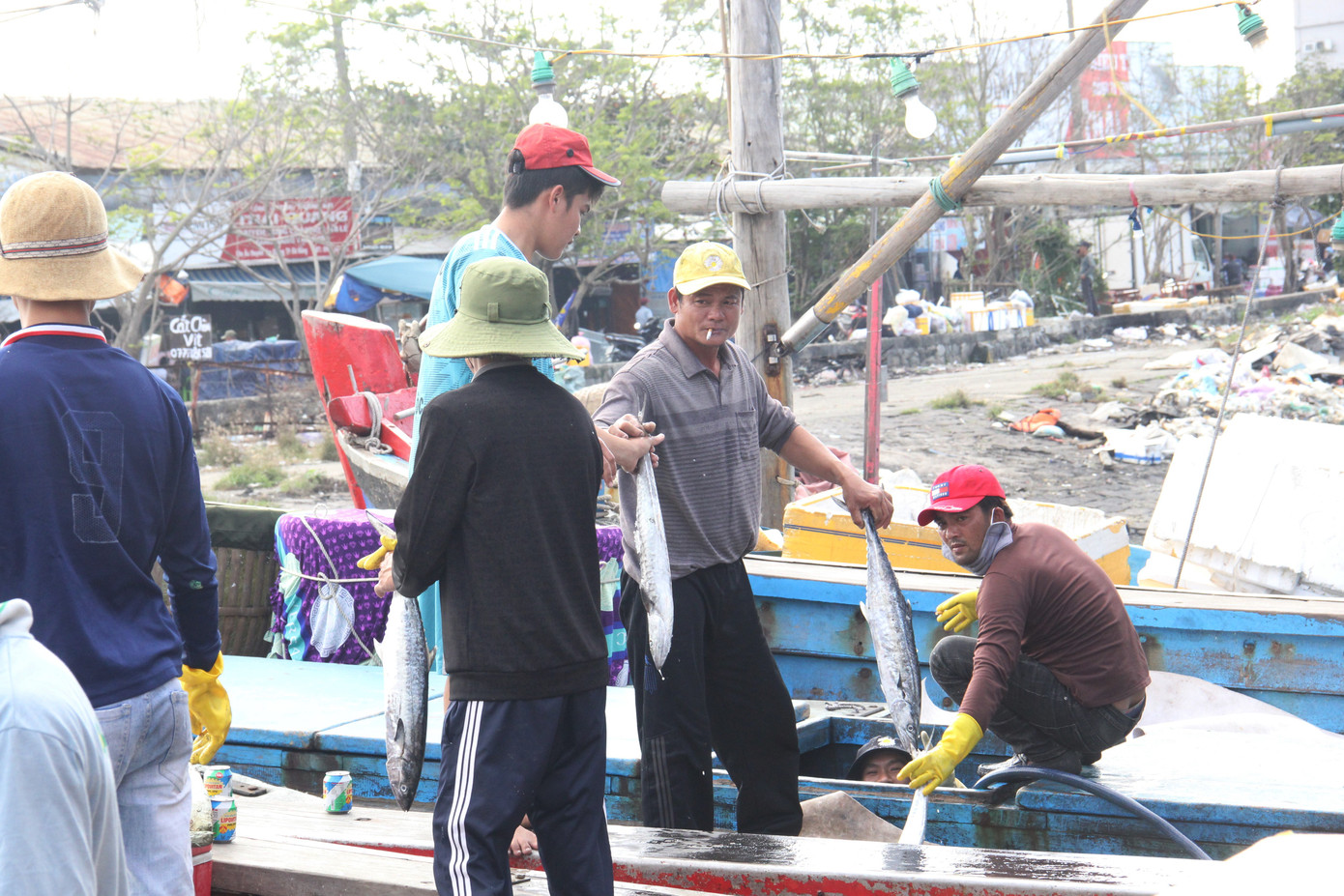 Nụ cười sau chuyến biển cuối năm của ngư dân miền Trung ảnh 2