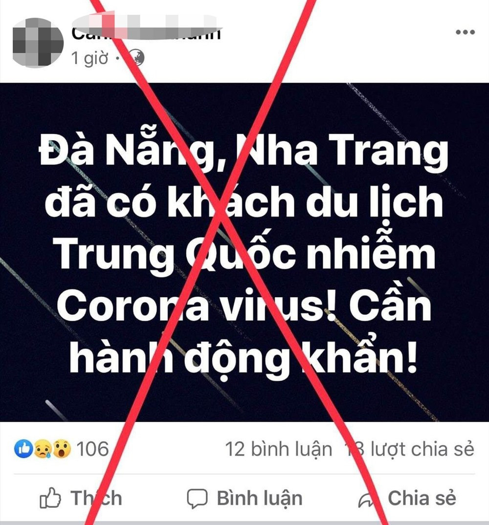 Bác thông tin có người nhiễm virus Corona tại thành phố Đà Nẵng ảnh 1