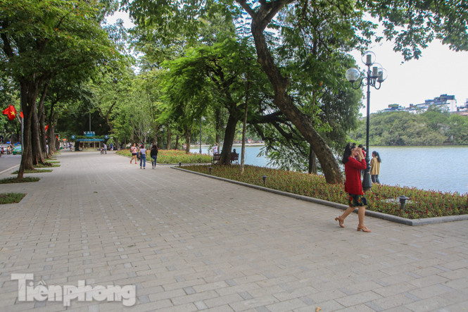 Diện mạo hồ Hoàn Kiếm sau 5 tháng chỉnh trang ảnh 6